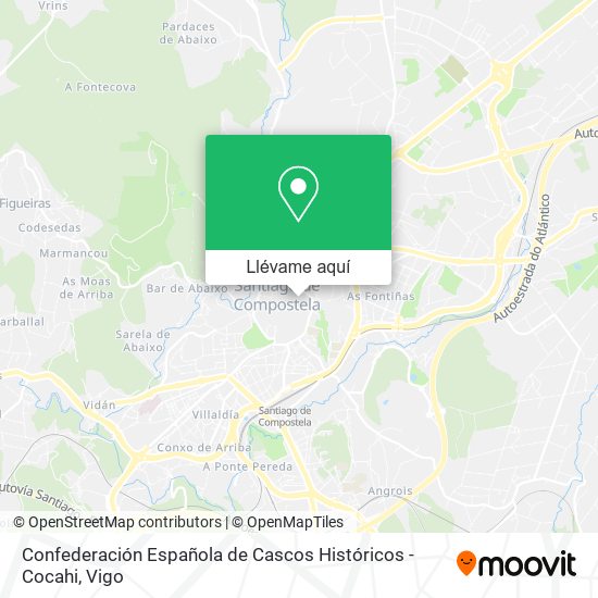 Mapa Confederación Española de Cascos Históricos - Cocahi