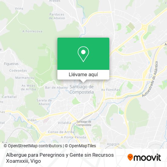 Mapa Albergue para Peregrinos y Gente sin Recursos Xoamxxiii