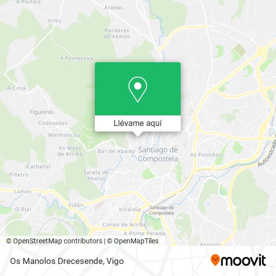 Mapa Os Manolos Drecesende