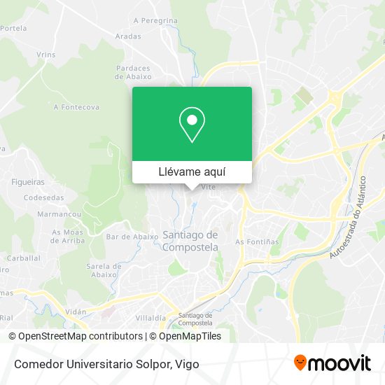 Mapa Comedor Universitario Solpor