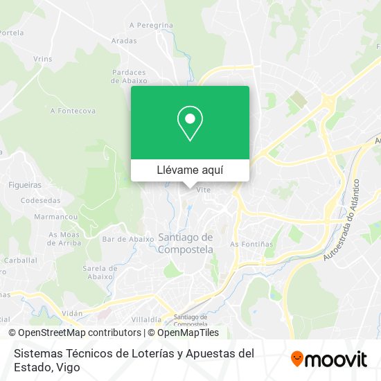 Mapa Sistemas Técnicos de Loterías y Apuestas del Estado