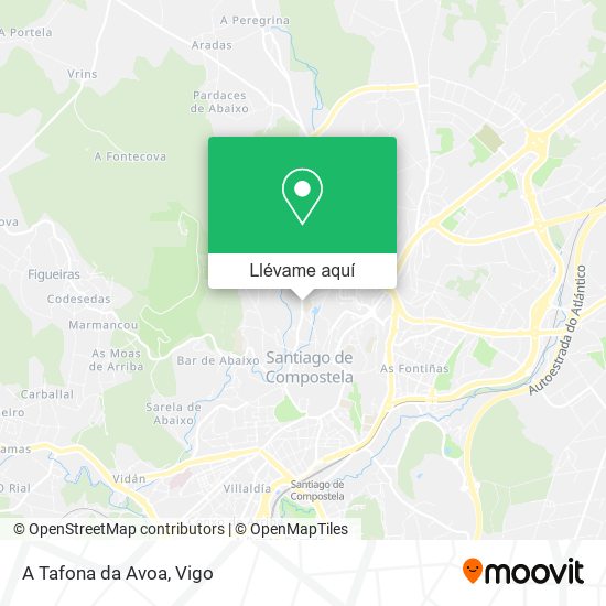 Mapa A Tafona da Avoa
