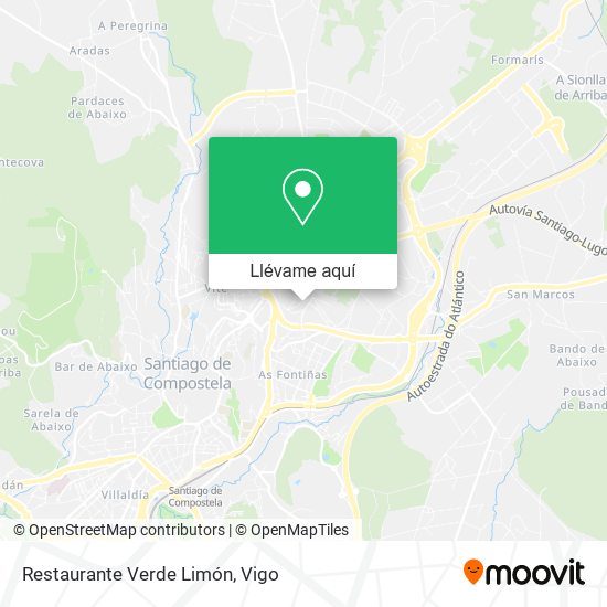 Mapa Restaurante Verde Limón
