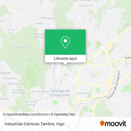 Mapa Industrias Cárnicas Tambre
