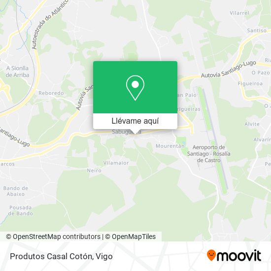 Mapa Produtos Casal Cotón