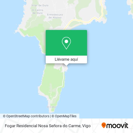 Mapa Fogar Residencial Nosa Señora do Carme