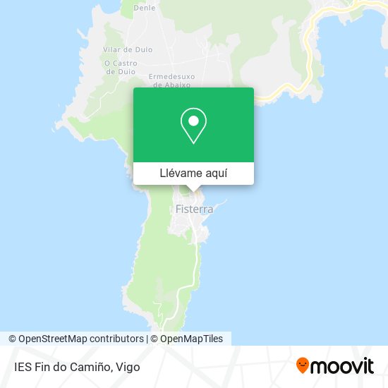Mapa IES Fin do Camiño