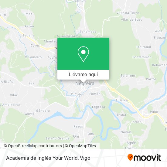 Mapa Academia de Inglés Your World
