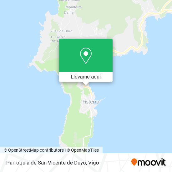 Mapa Parroquia de San Vicente de Duyo