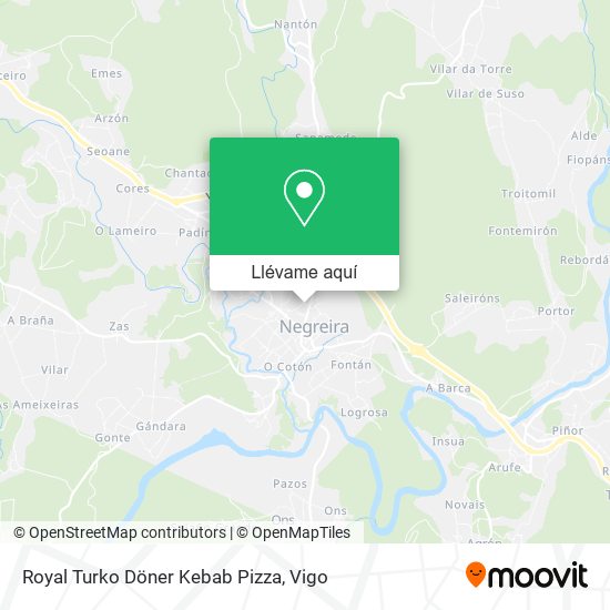 Mapa Royal Turko Döner Kebab Pizza