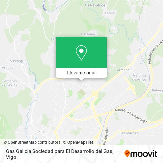Mapa Gas Galicia Sociedad para El Desarrollo del Gas
