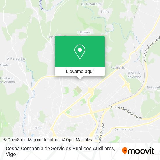Mapa Cespa Compañia de Servicios Publicos Auxiliares