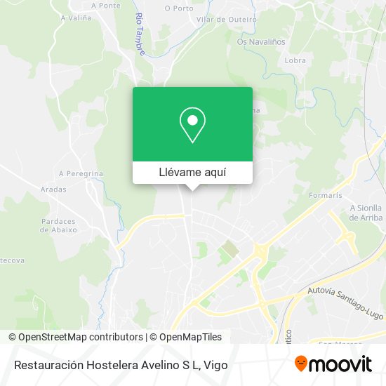 Mapa Restauración Hostelera Avelino S L