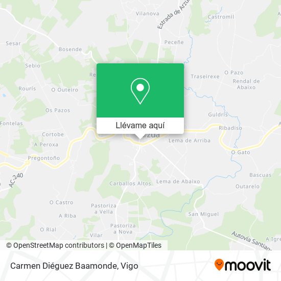 Mapa Carmen Diéguez Baamonde
