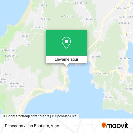 Mapa Pescados Juan Bautista