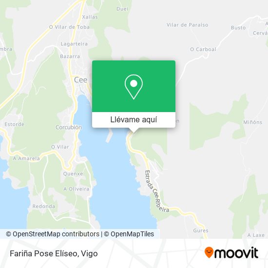 Mapa Fariña Pose Elíseo