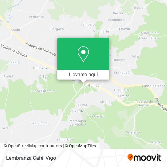 Mapa Lembranza Café