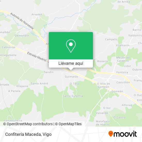 Mapa Confitería Maceda