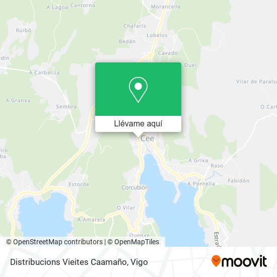 Mapa Distribucions Vieites Caamaño