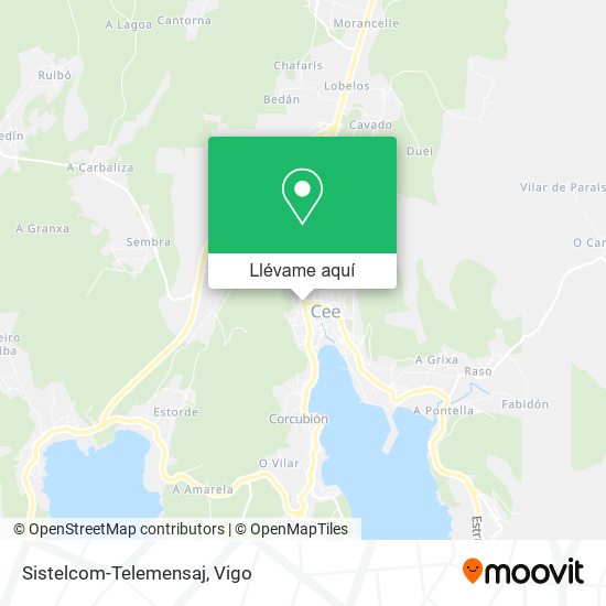 Mapa Sistelcom-Telemensaj