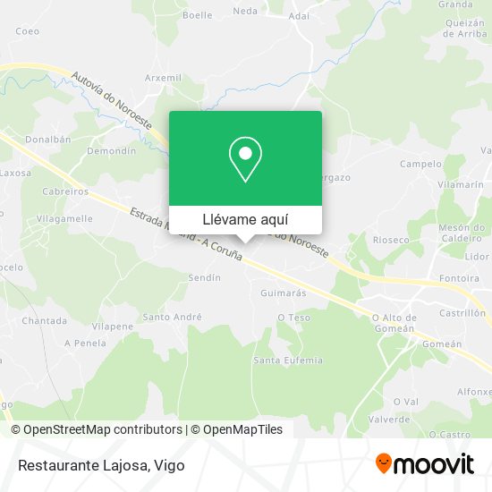 Mapa Restaurante Lajosa