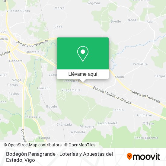 Mapa Bodegón Penagrande - Loterías y Apuestas del Estado