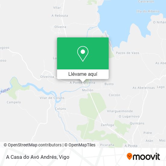 Mapa A Casa do Avó Andrés
