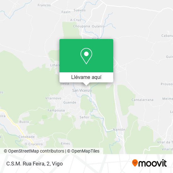 Mapa C.S.M. Rua Feira, 2