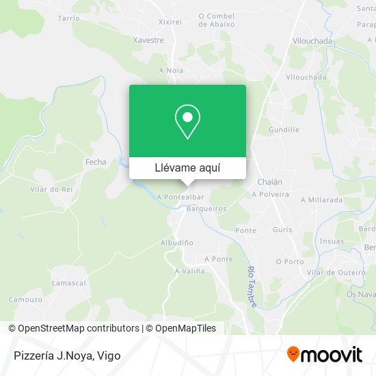 Mapa Pizzería J.Noya