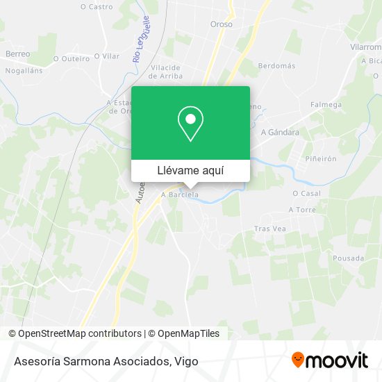 Mapa Asesoría Sarmona Asociados