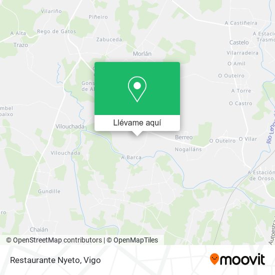 Mapa Restaurante Nyeto