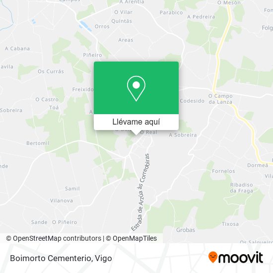 Mapa Boimorto Cementerio