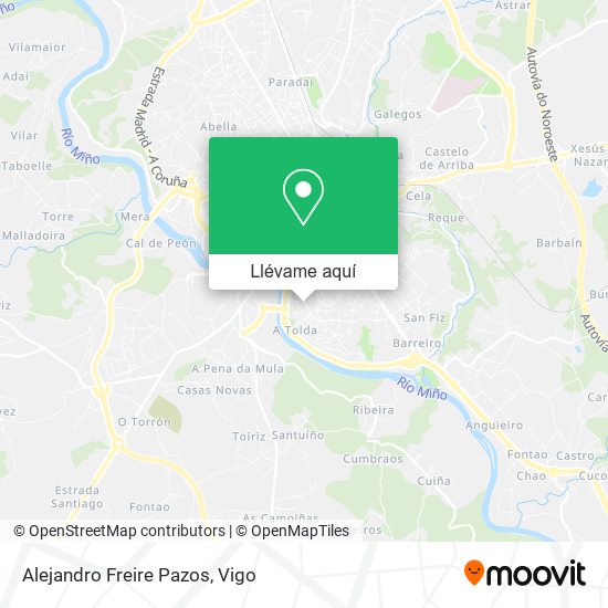 Mapa Alejandro Freire Pazos