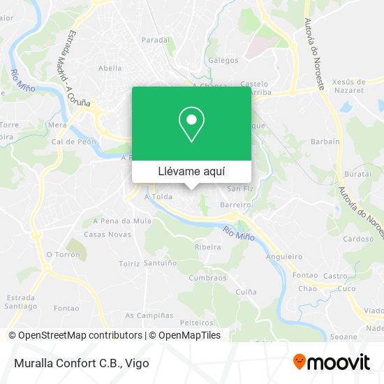 Mapa Muralla Confort C.B.
