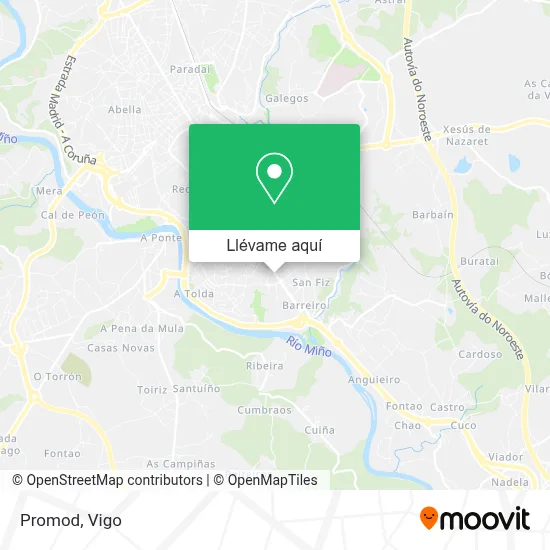 Mapa Promod