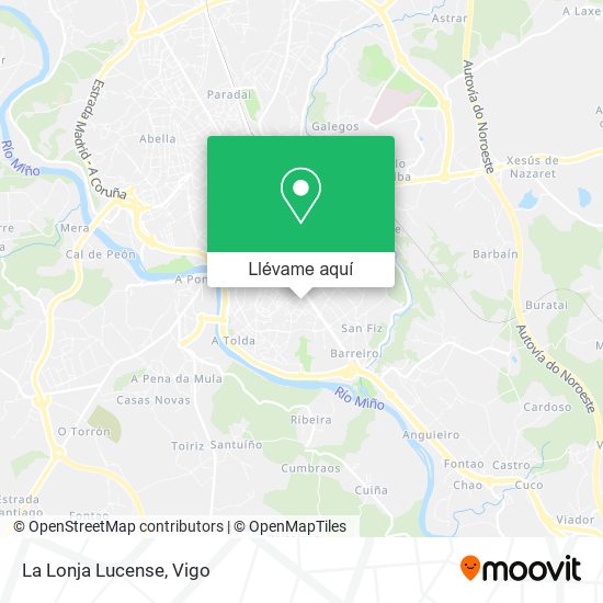 Mapa La Lonja Lucense