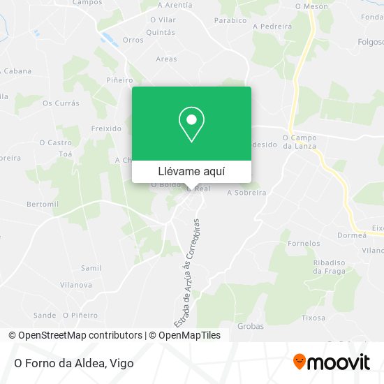 Mapa O Forno da Aldea