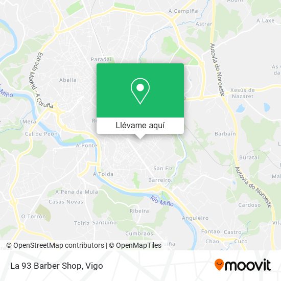 Mapa La 93 Barber Shop