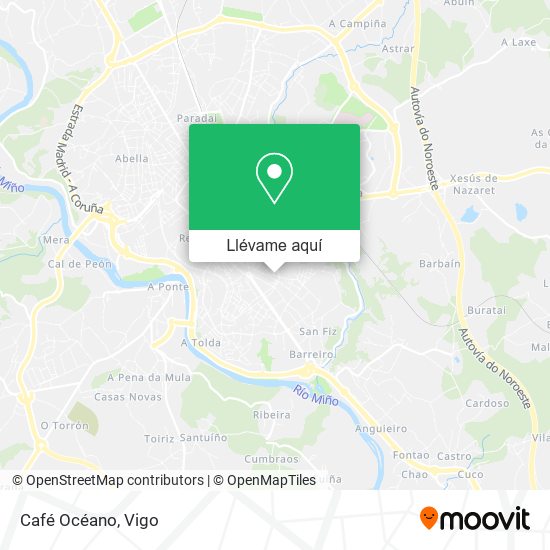Mapa Café Océano