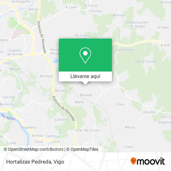 Mapa Hortalizas Pedreda