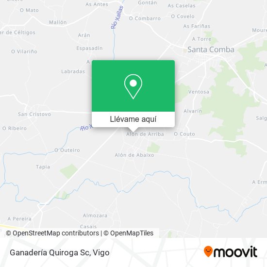 Mapa Ganadería Quiroga Sc