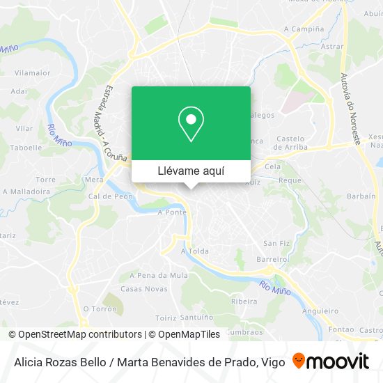 Mapa Alicia Rozas Bello / Marta Benavides de Prado