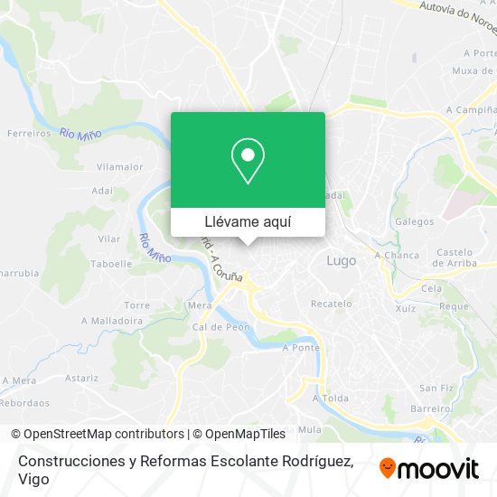 Mapa Construcciones y Reformas Escolante Rodríguez