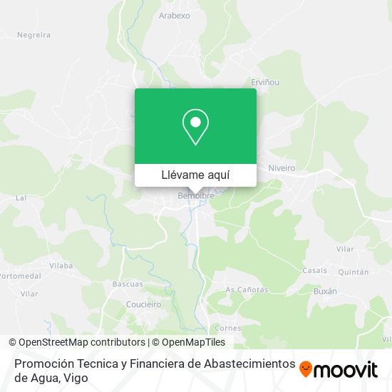 Mapa Promoción Tecnica y Financiera de Abastecimientos de Agua