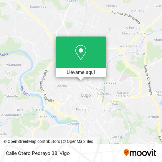 Mapa Calle Otero Pedrayo 38