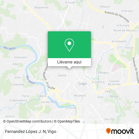 Mapa Fernandez López J. N
