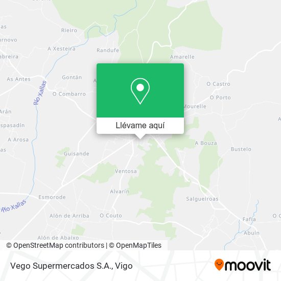 Mapa Vego Supermercados S.A.