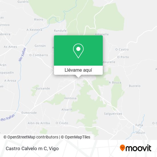 Mapa Castro Calvelo m C