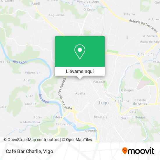 Mapa Café Bar Charlie