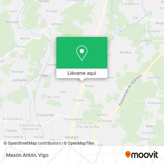 Mapa Mesón Antón